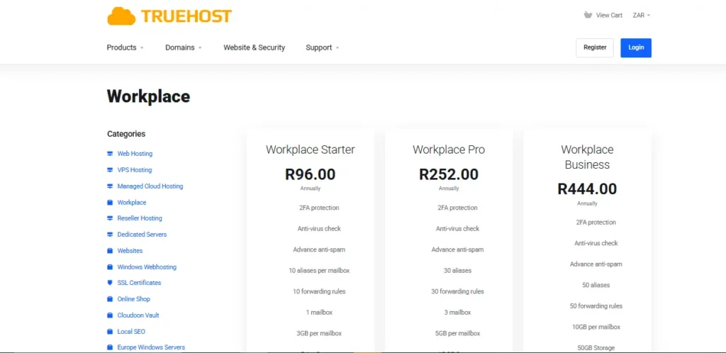 Cheap Business Email South Africa