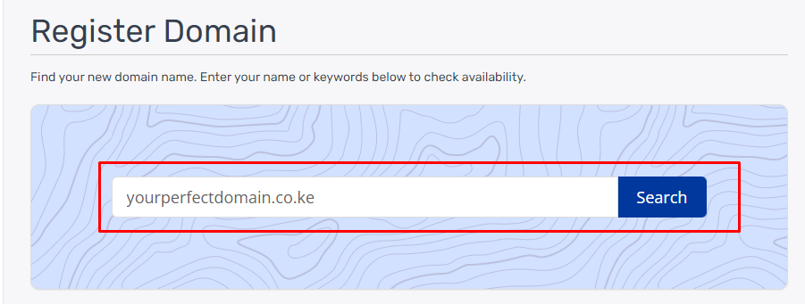 How to register a domain in Kenya