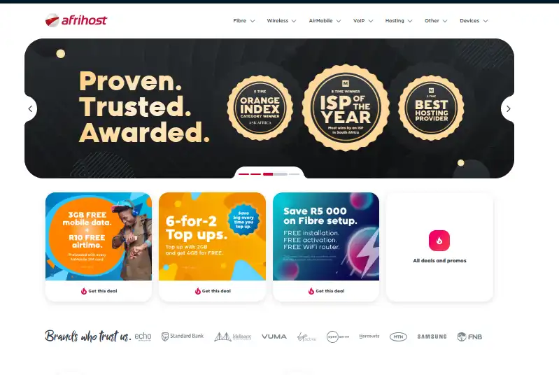 afrihost domain