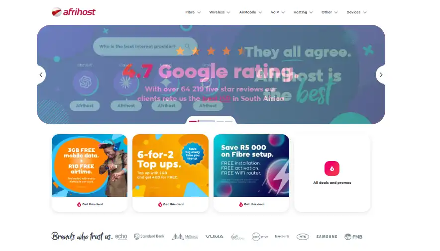 afrihost domains