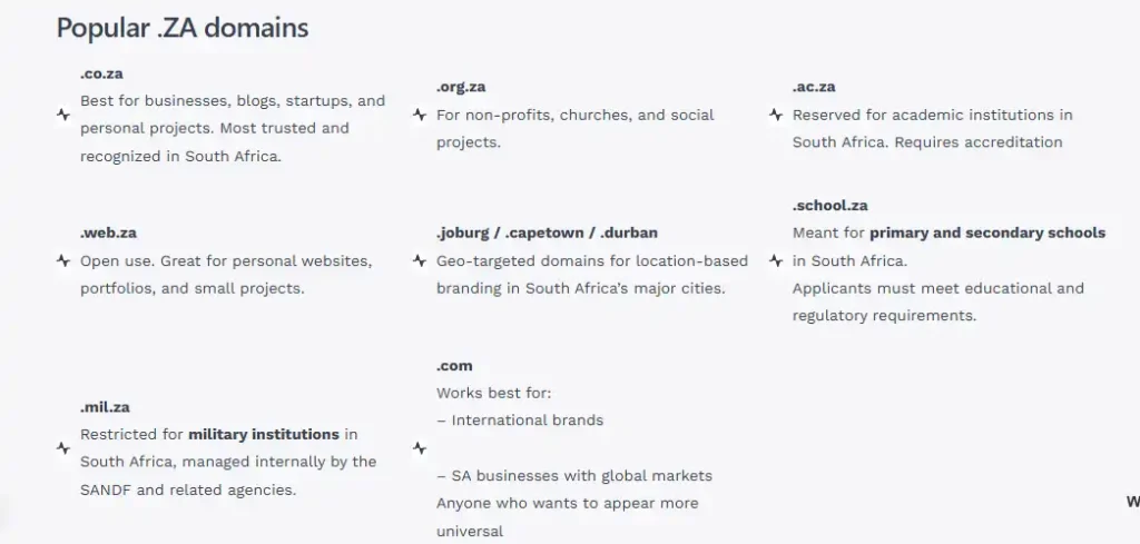 subdomains