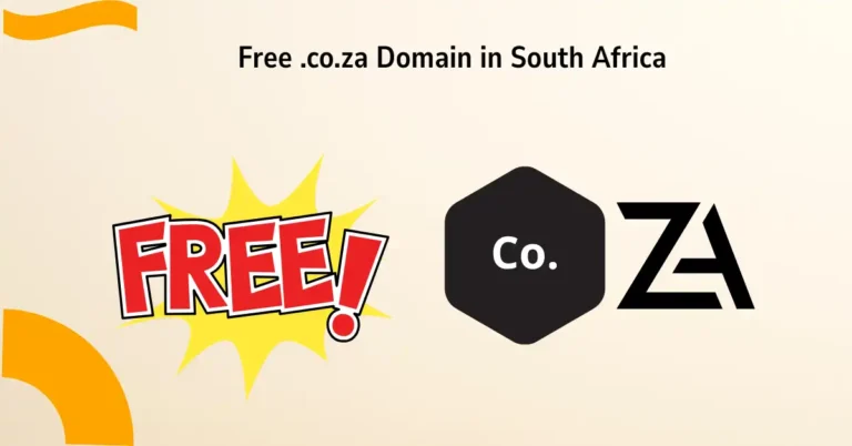 Free co.za domain
