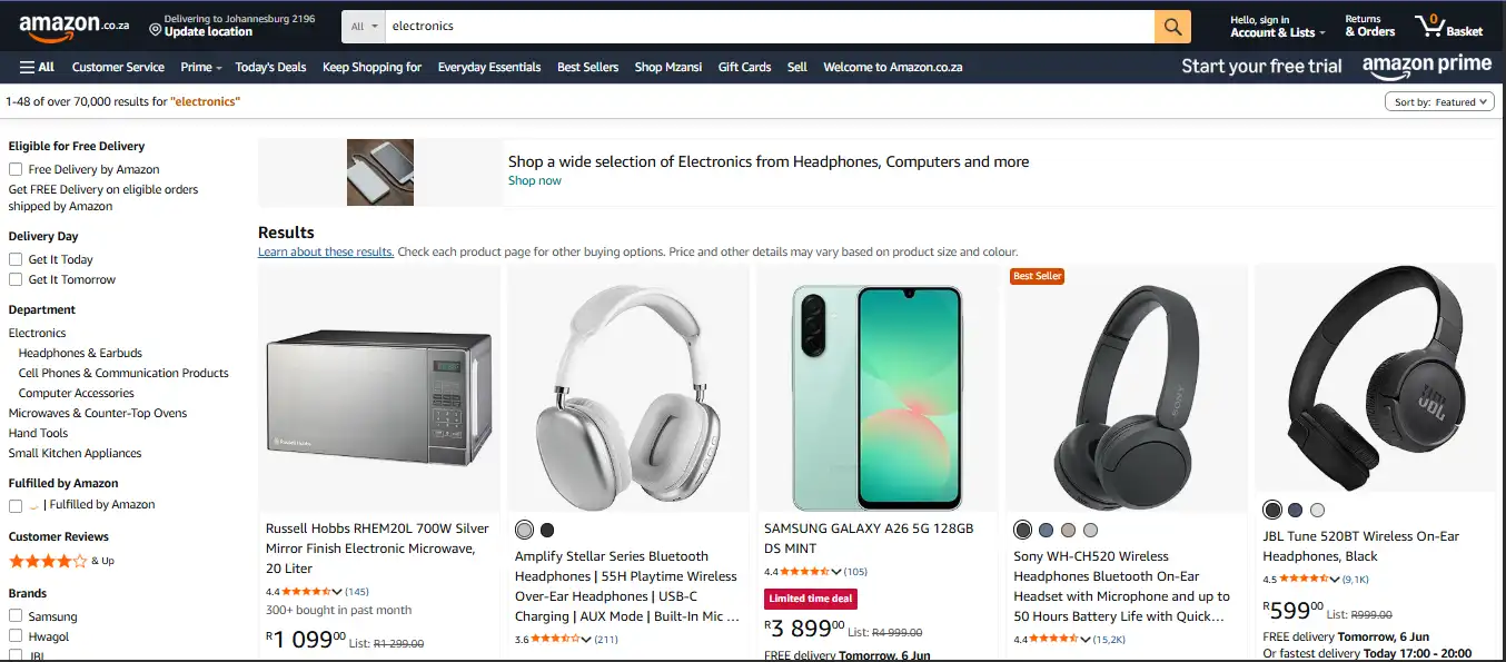 amazon e-shop