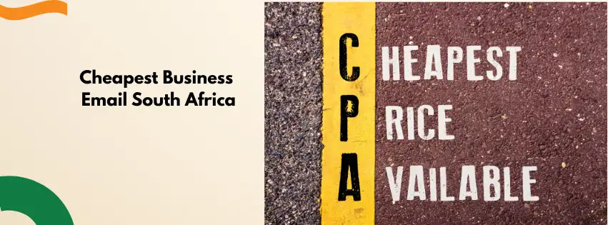 cheapest business email south africa