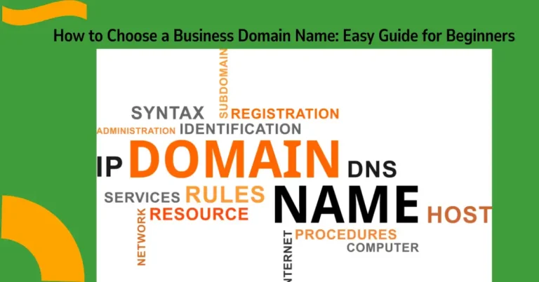 how to choose a business domain name