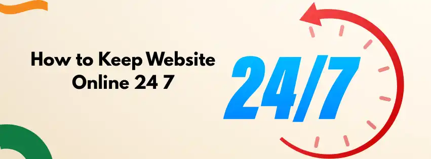 how to keep website online 24 7