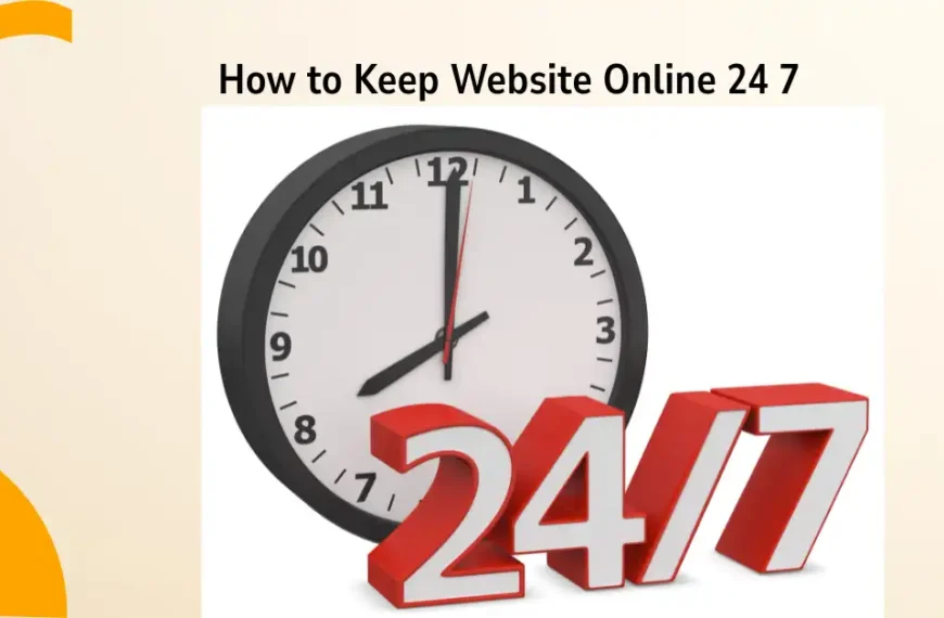 how to keep website online 24 7