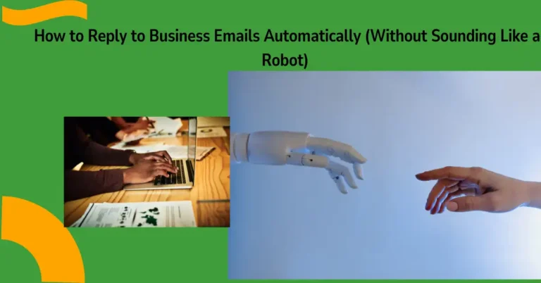 how to reply to business emails automatically