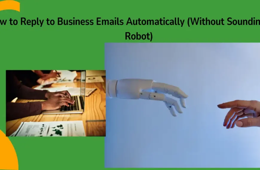 how to reply to business emails automatically