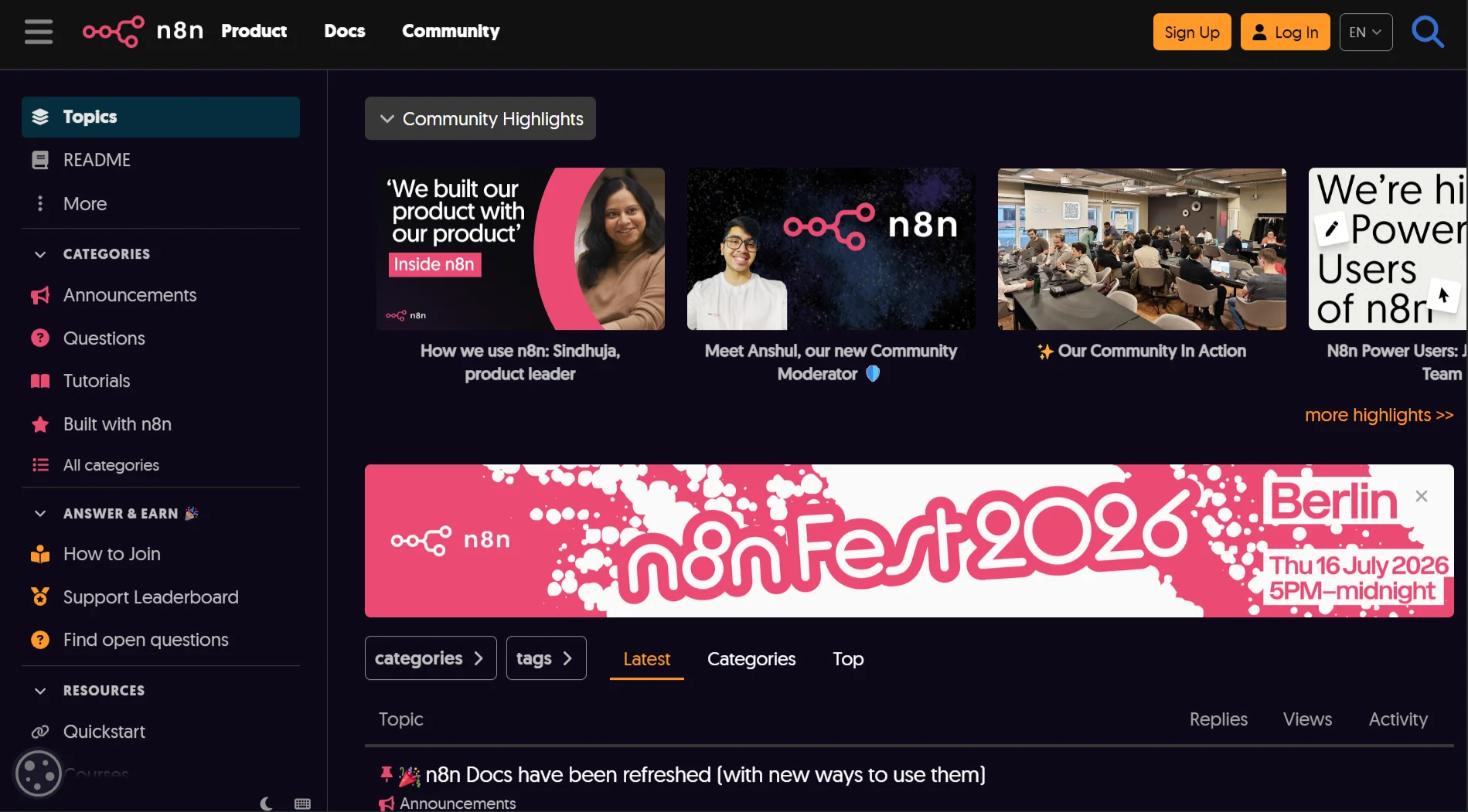 is n8n open source - community