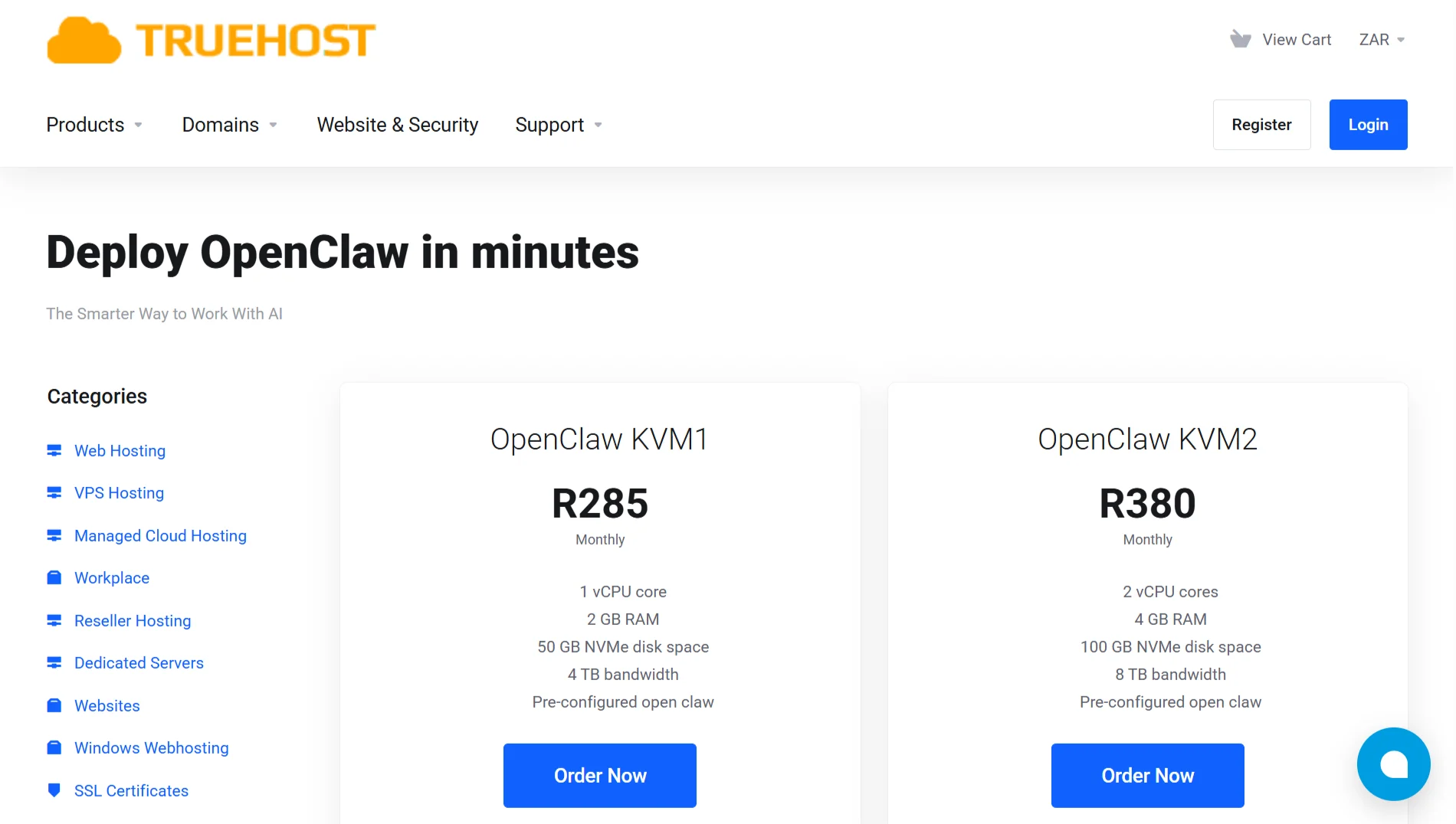 limitations of local hosting for openclaw - Truehost