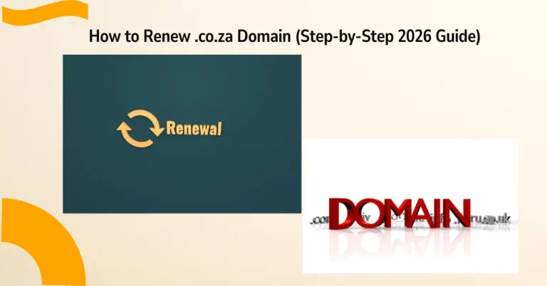 renew .co.za Domain