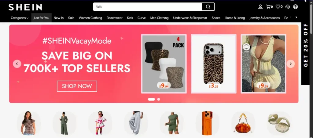 shein e-shop
