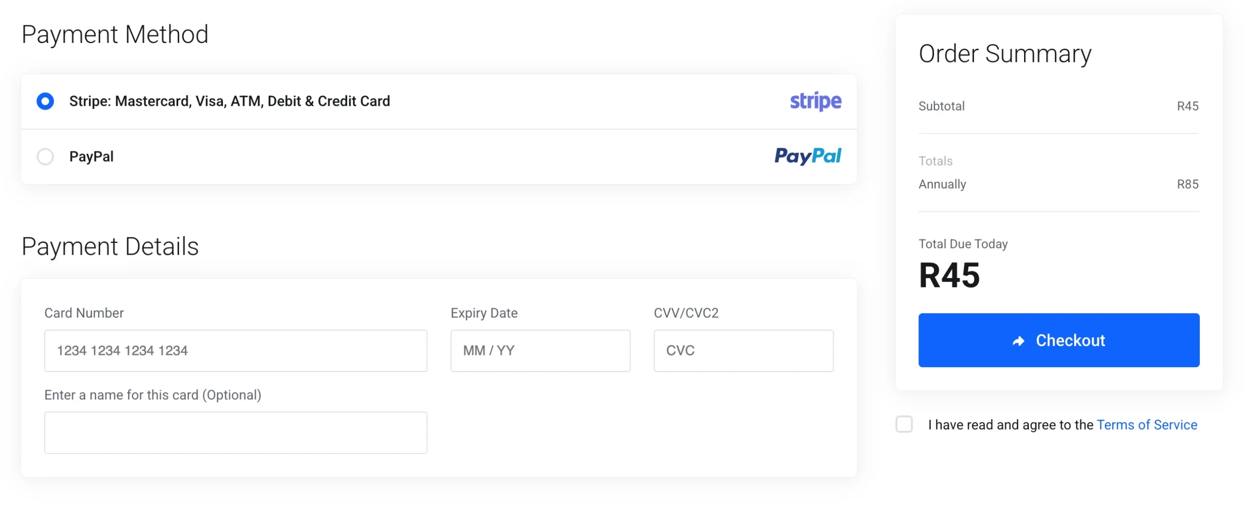 Buy Domain In South Africa: Payment