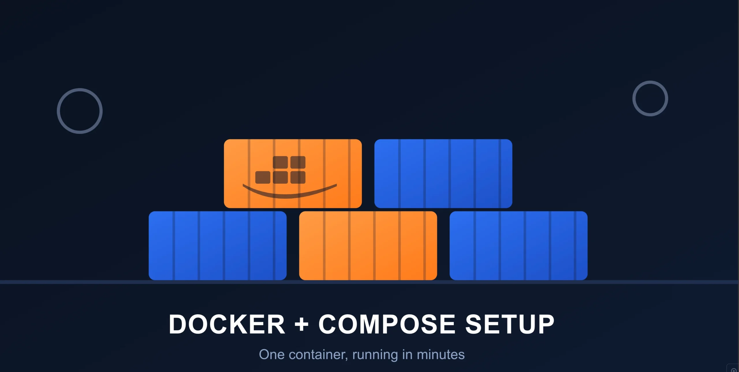 Docker and compose setup