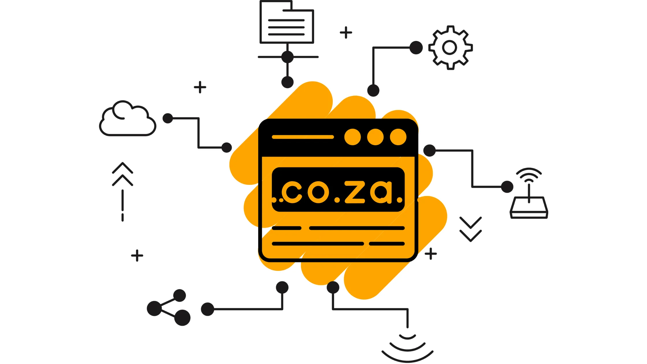 .co.za domain Name Extensions for South Africa