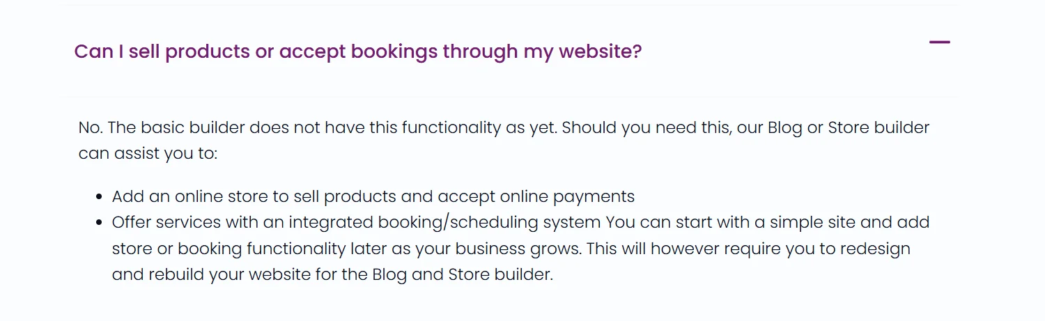 Hostafrica not support bookings