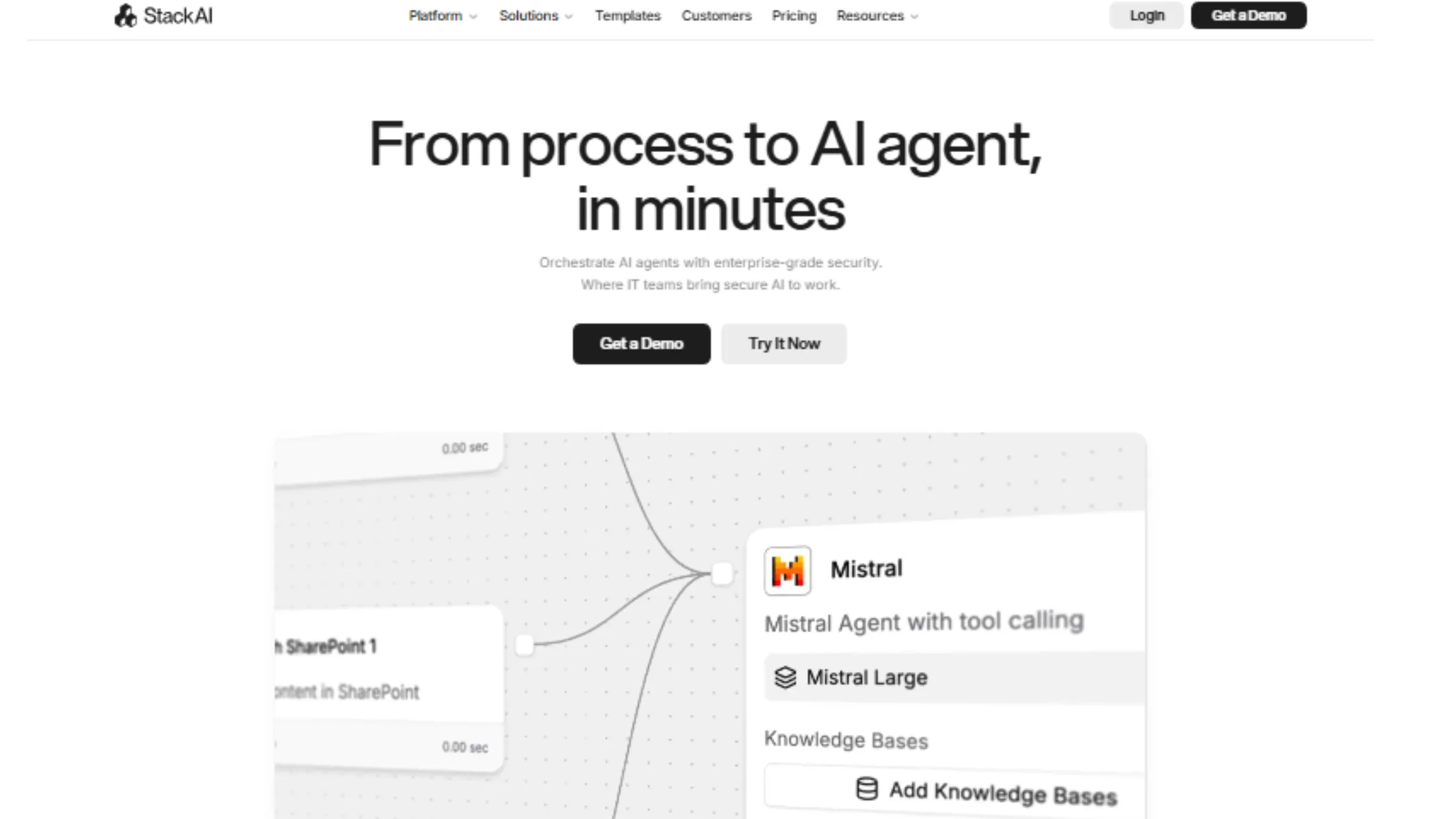 Stack AI automation Workflow Tool