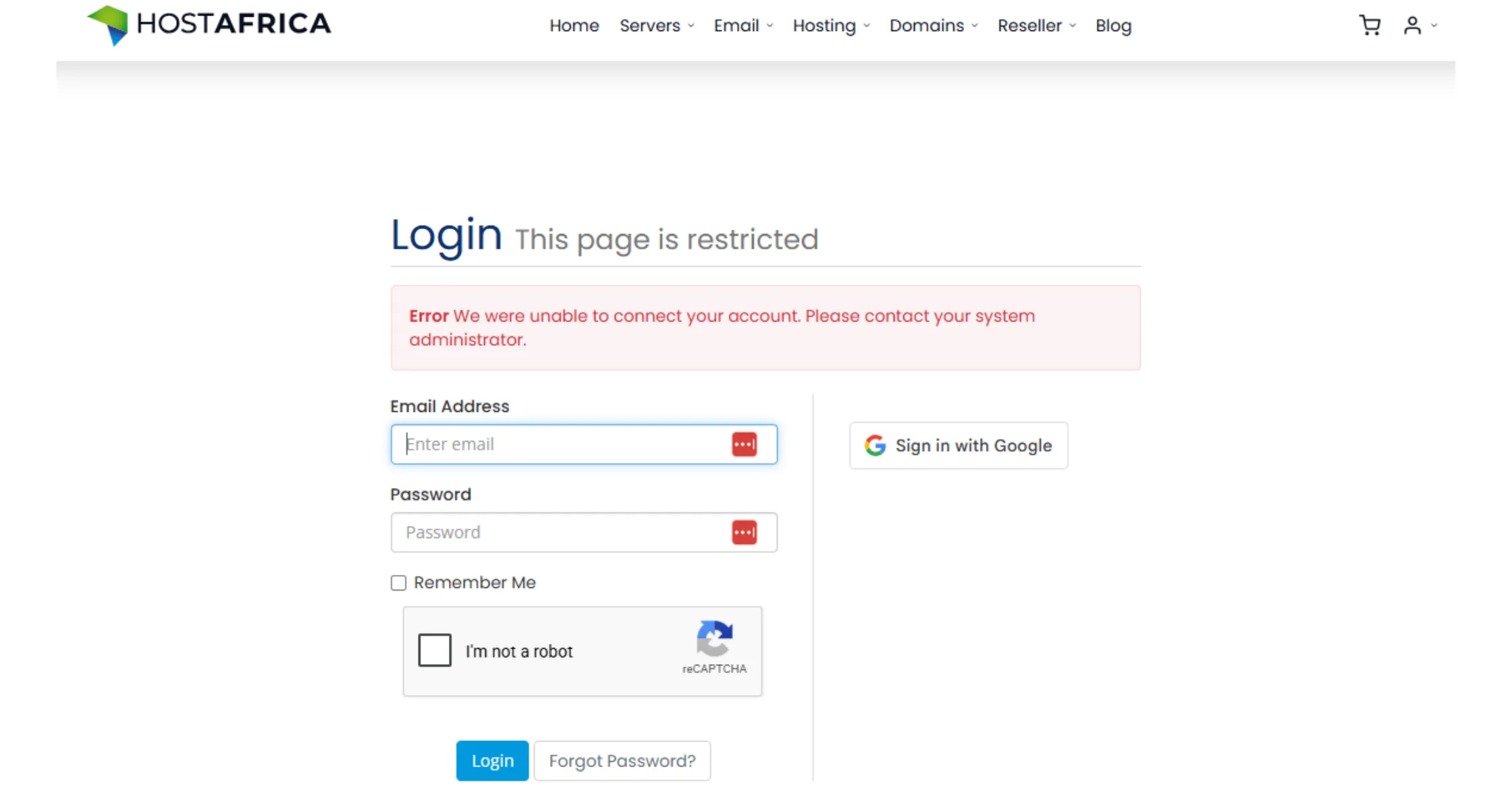 Transfer a Domain from Web4Africa Login into Client Area
