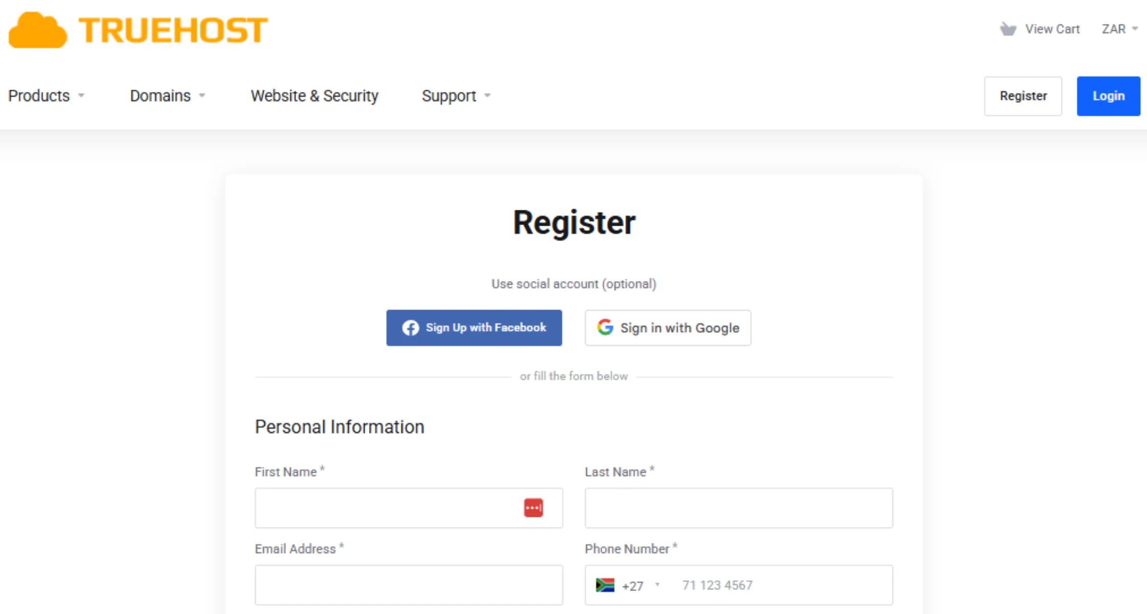 Transfer a Domain from Web4Africa Login into Truehost's Client Area