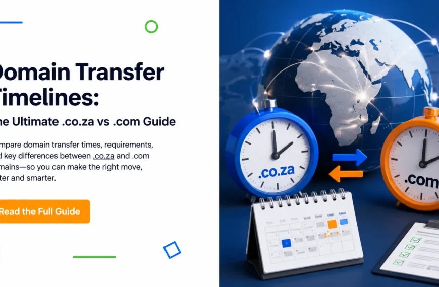 Domain Transfer Timelines: The Ultimate co.za vs .com Guide