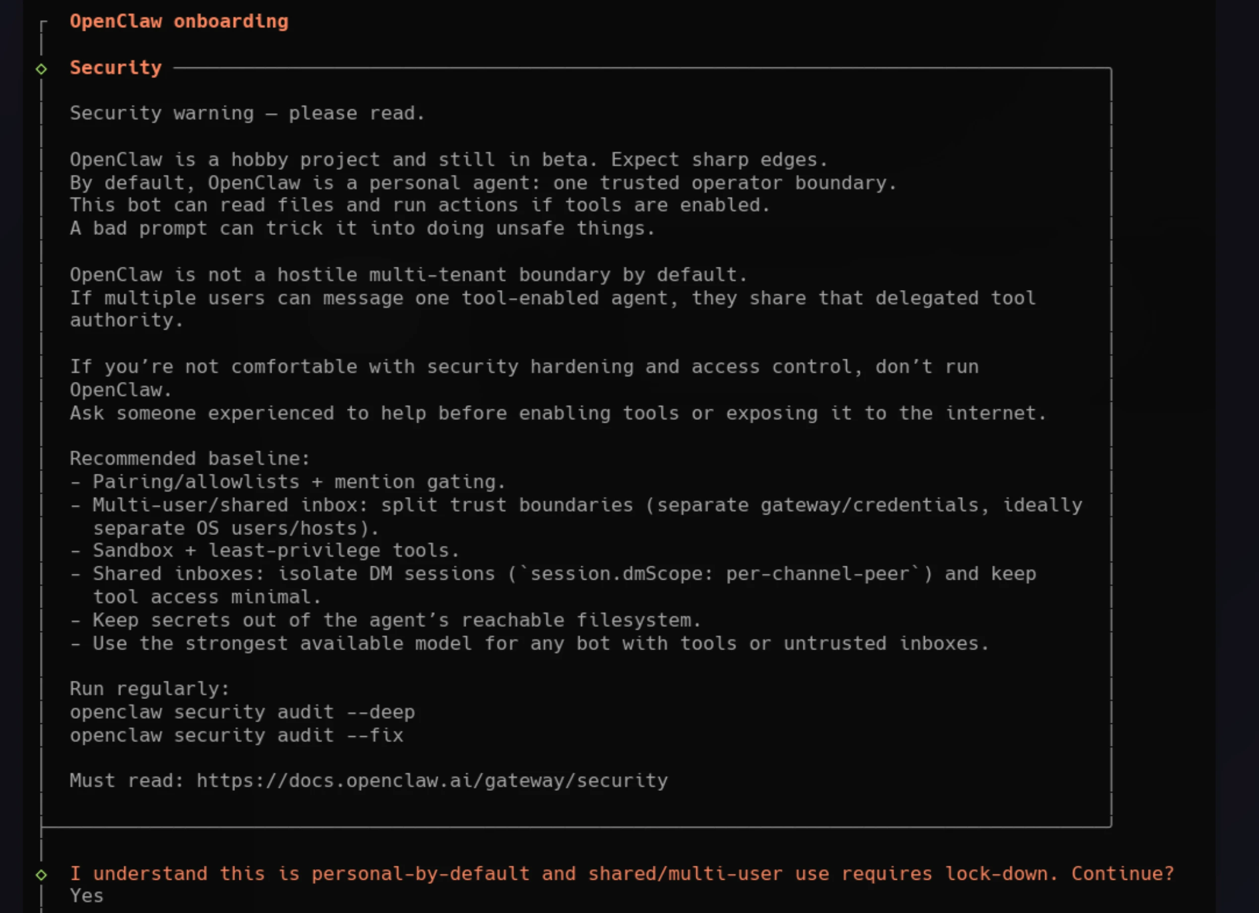 openclaw on wsl security