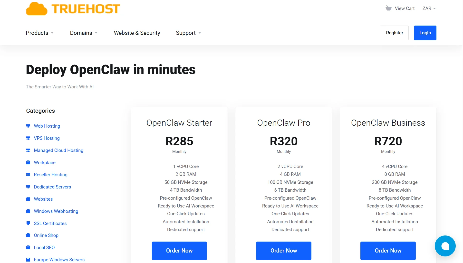 openclaw vs google assistant - Truehost plans