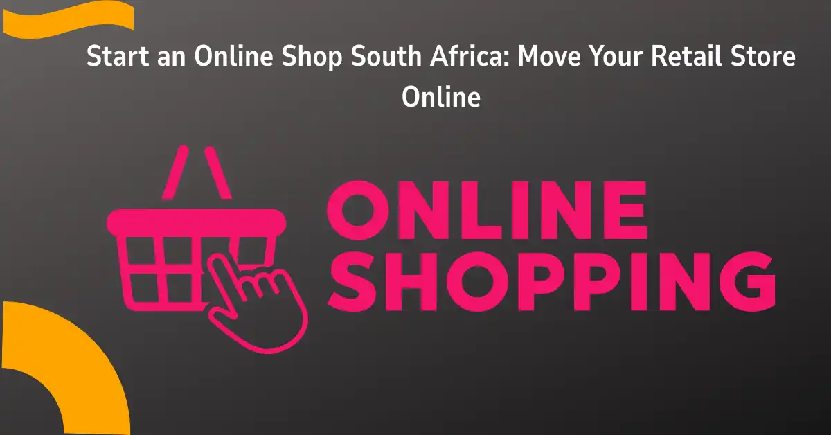 start an online shop south africa