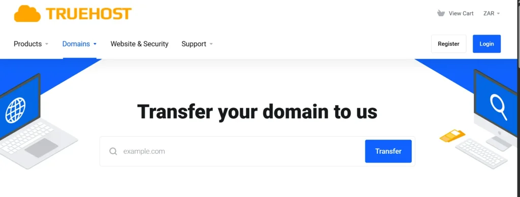 Transfer your domain to us