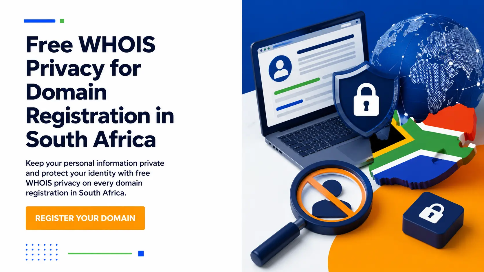 Free WHOIS Privacy for Domain Registration in South Africa