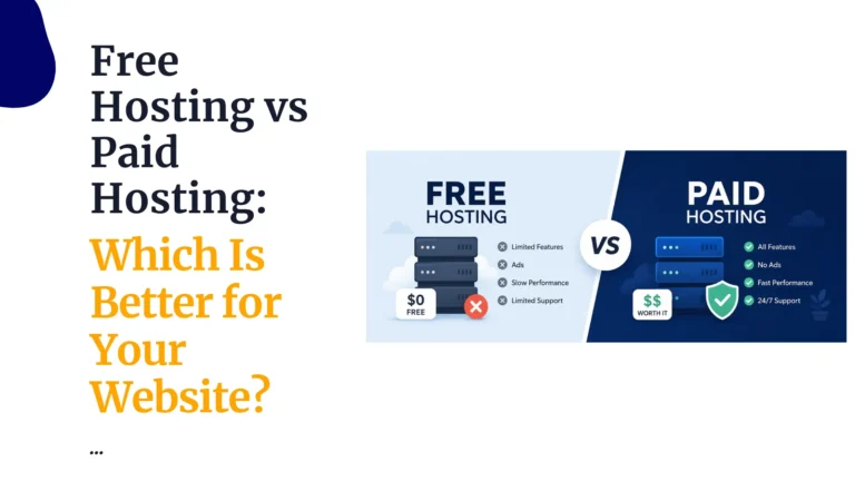 Free Hosting vs Paid Hosting: Which Is Better for Your Website?
