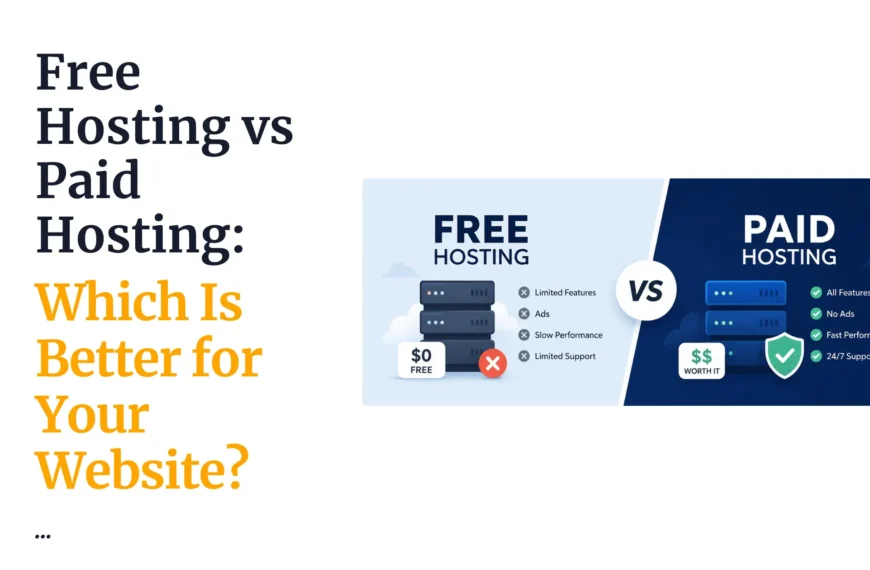 Free Hosting vs Paid Hosting: Which Is Better for Your Website?
