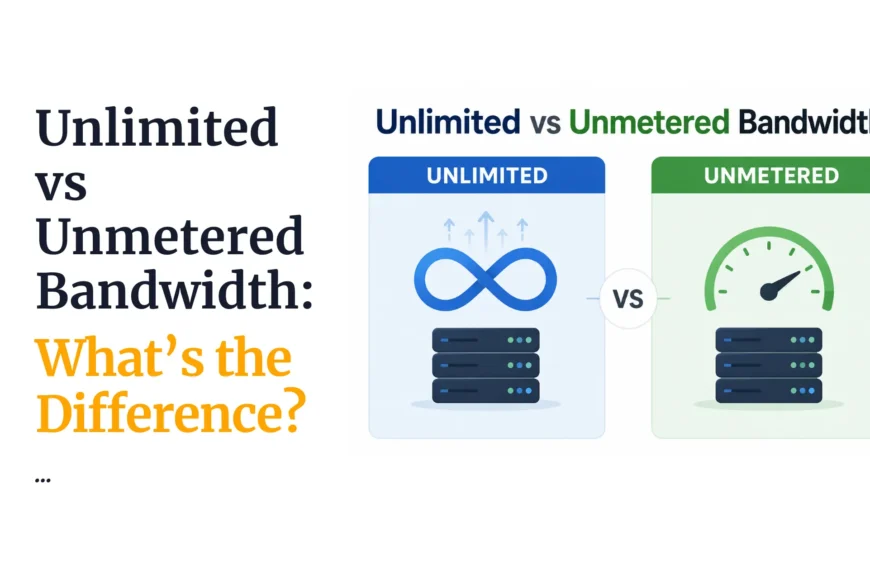 Unlimited vs Unmetered Bandwidth: What’s the Difference?