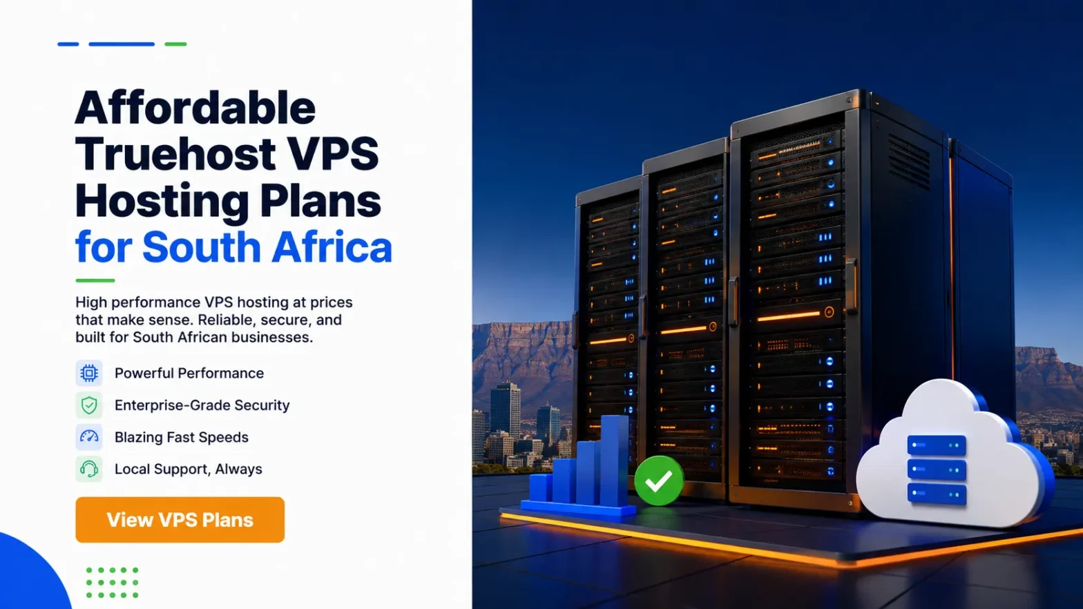 Affordable Truehost VPS Hosting Plans for South Africa