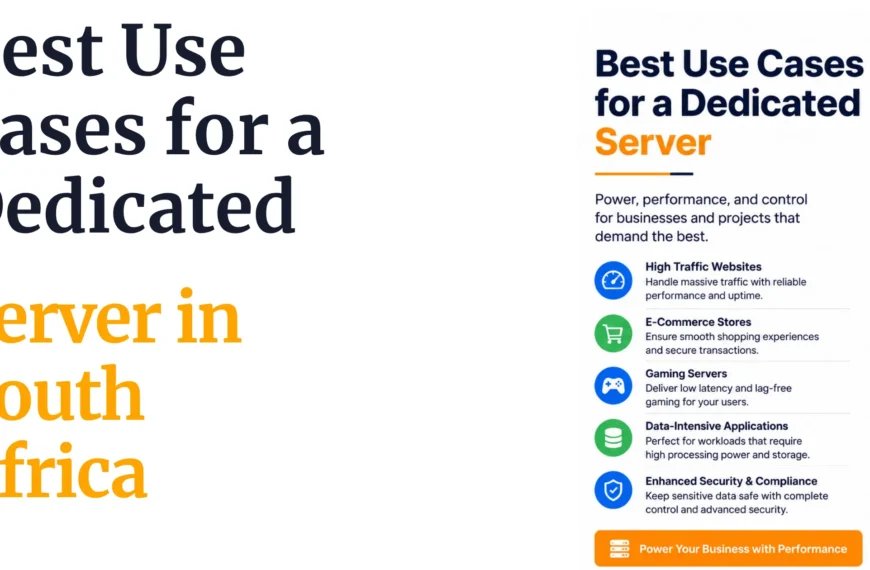 Best Use Cases for a Dedicated Server in South africa