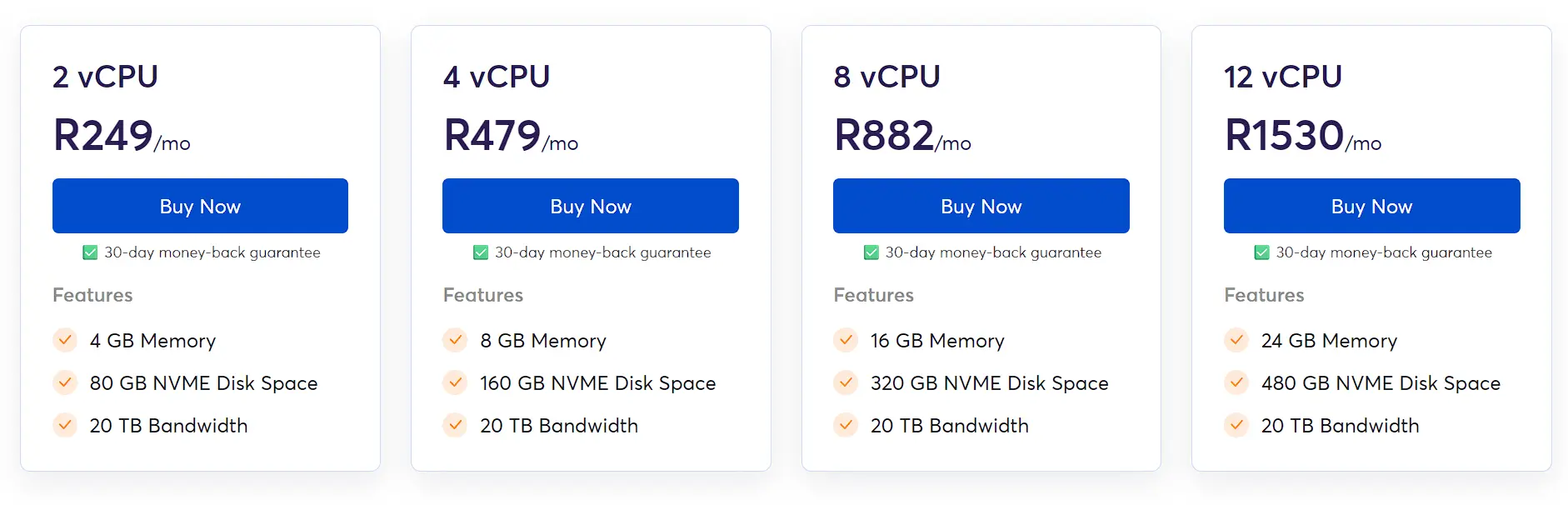hostking vps pricing south africa