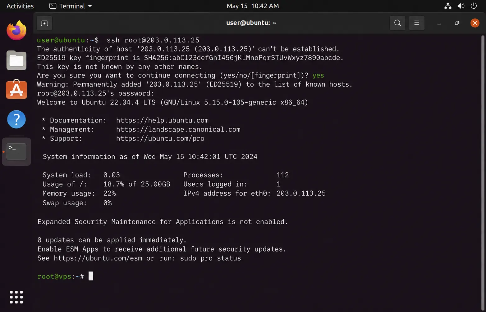 How to SSH Into a VPS From Linux