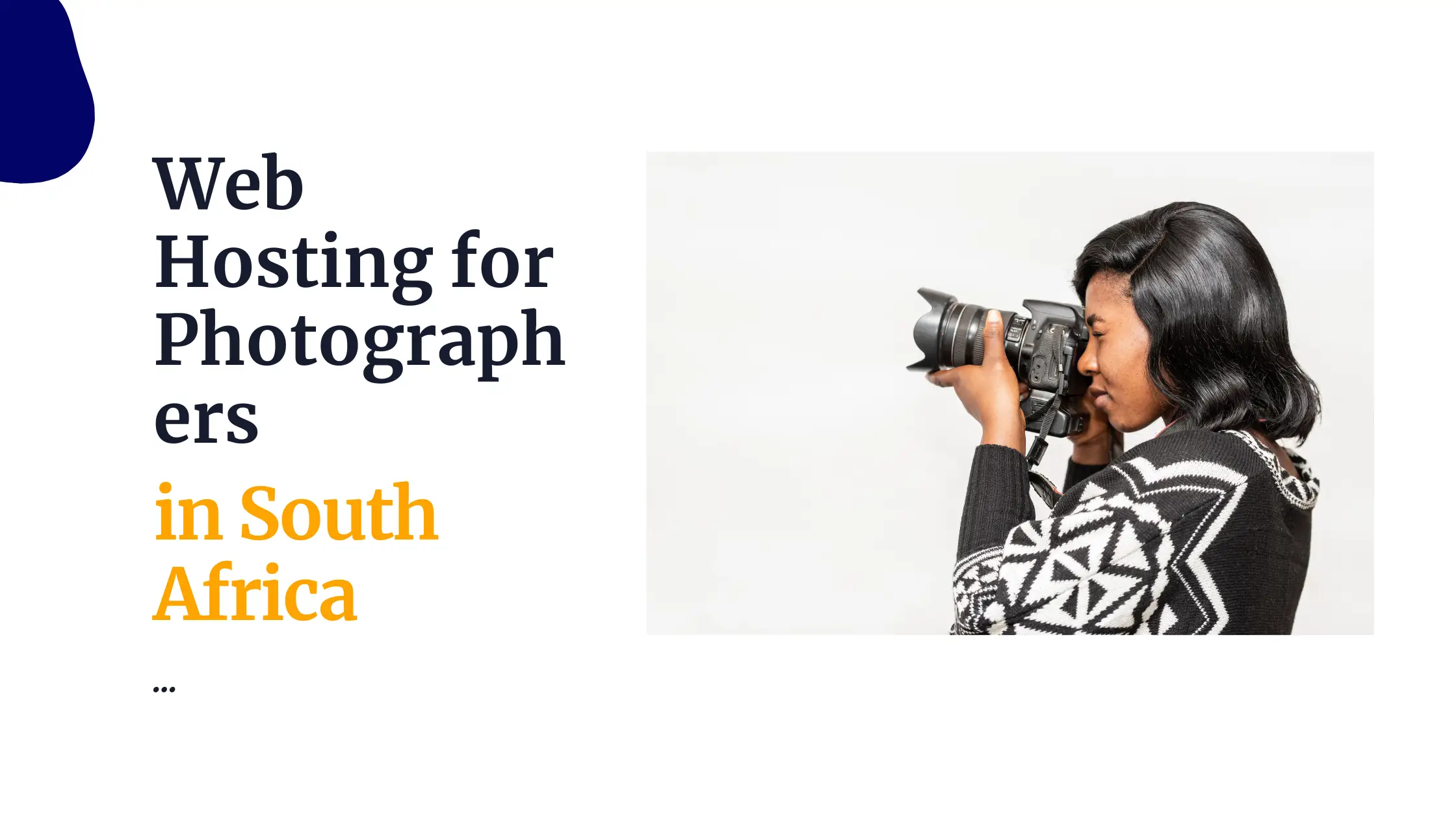web hosting for photographers in South Africa