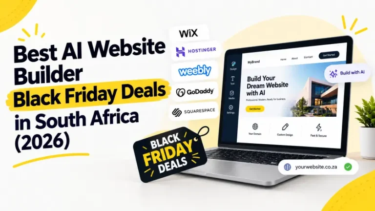 Best AI Website Builder Black Friday Deals in South Africa (2026)