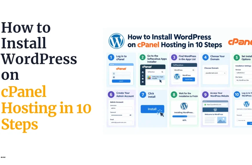 How to Install WordPress on cPanel Hosting in 10 Steps