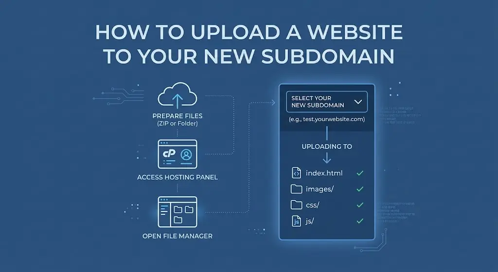 How to Upload a Website to Your New Subdomain