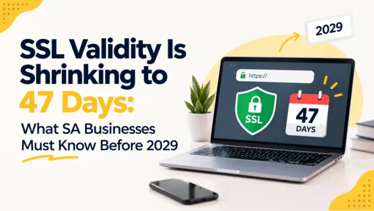 SSL Validity Is Shrinking to 47 Days: What SA Businesses Must Know Before 2029