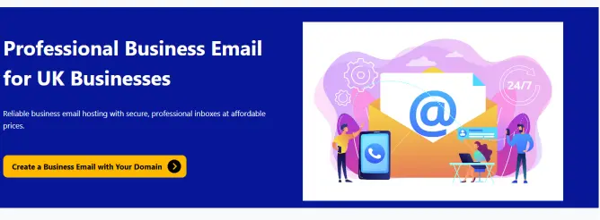 image showing interface of email hosting