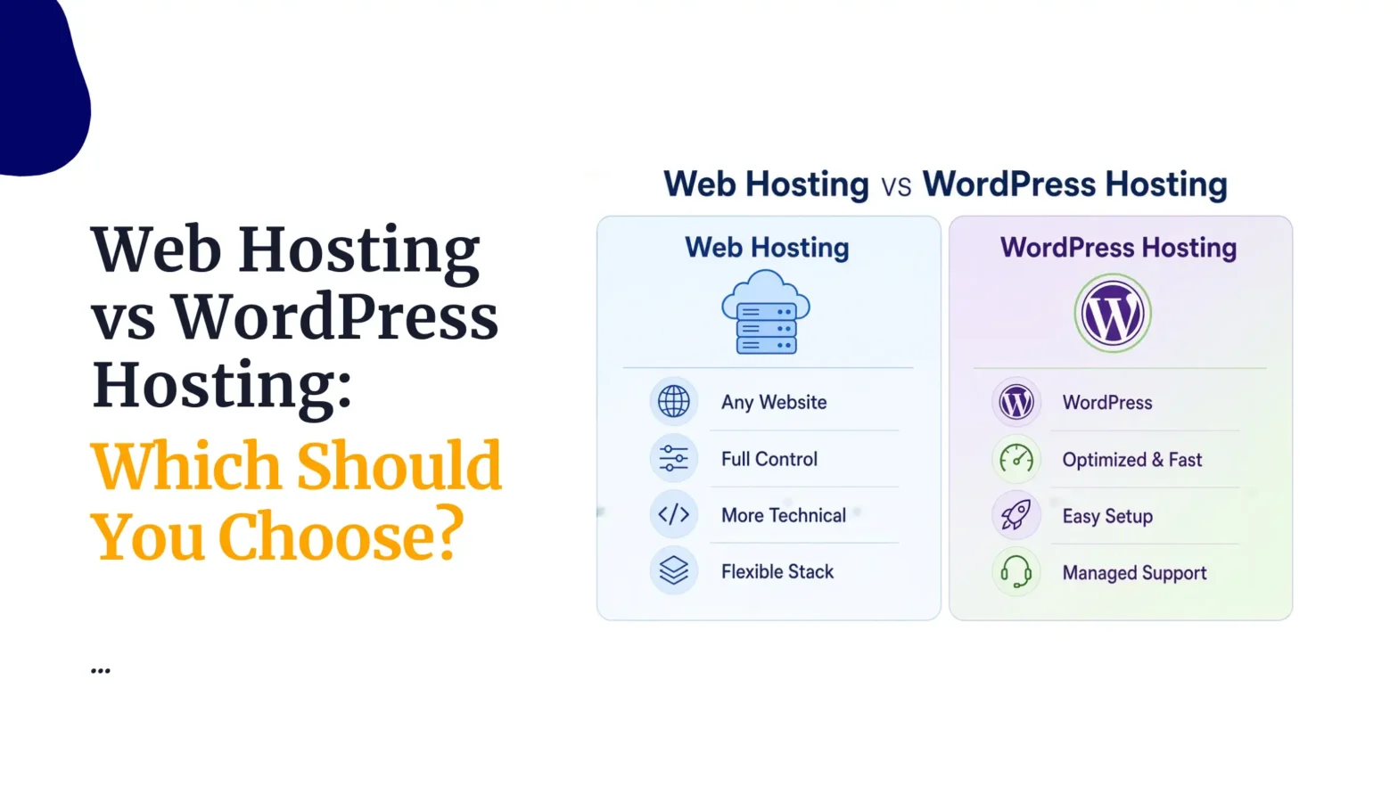 Web Hosting vs WordPress Hosting: Which Should You Choose?