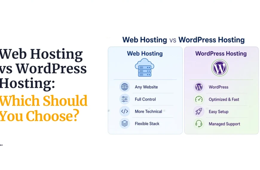 Web Hosting vs WordPress Hosting: Which Should You Choose?
