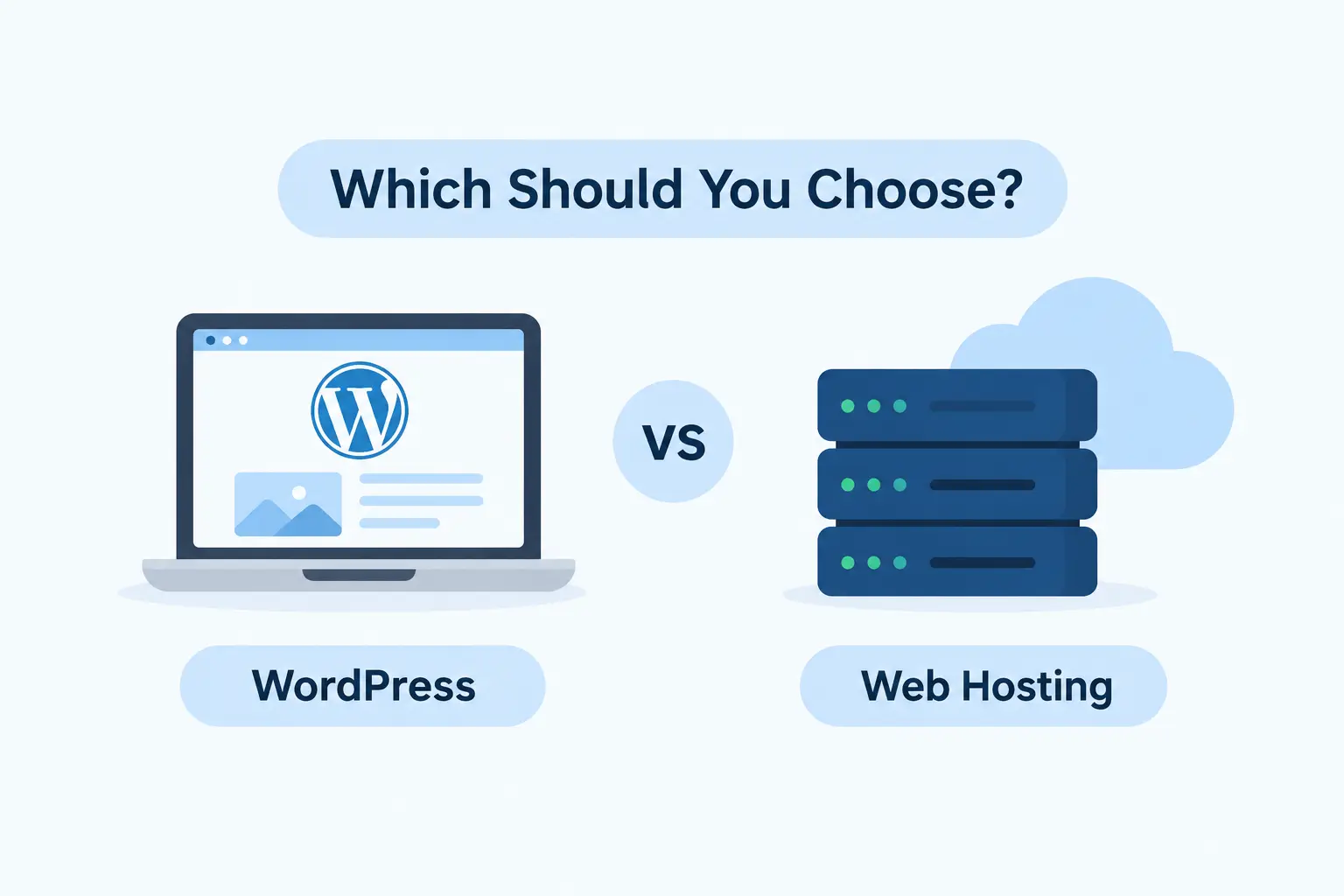 Web Hosting vs WordPress Hosting: Which Should You Choose?