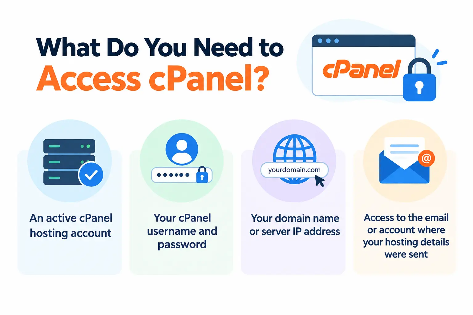 What Do You Need to Access cPanel?