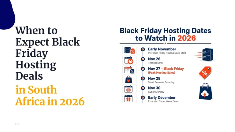When to Expect Black Friday Hosting Deals in South Africa in 2026
