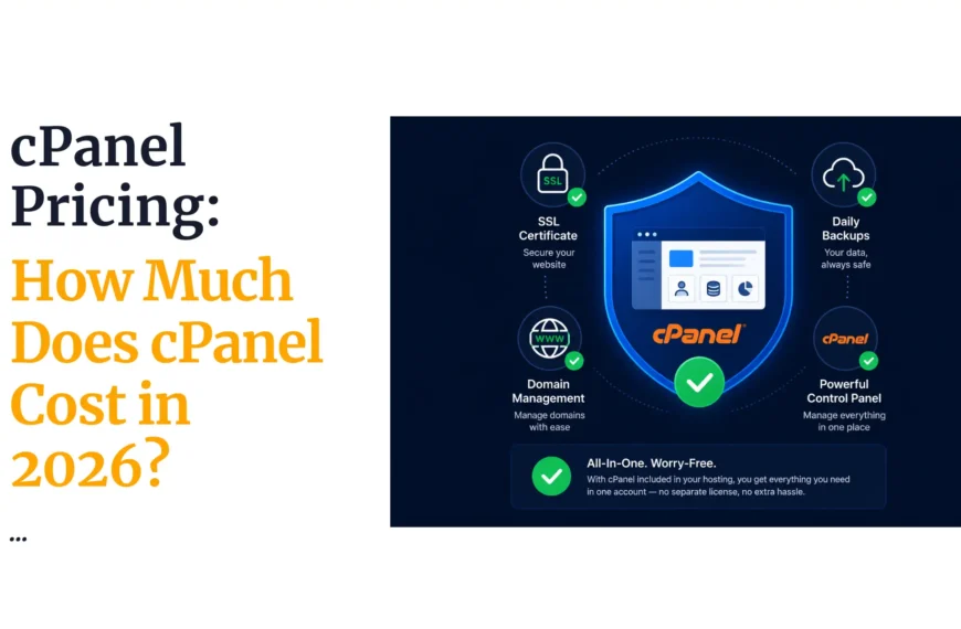 cPanel Pricing: How Much Does cPanel Cost in 2026?
