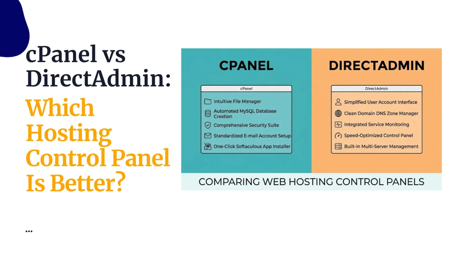cPanel vs DirectAdmin: Which Hosting Control Panel Is Better?